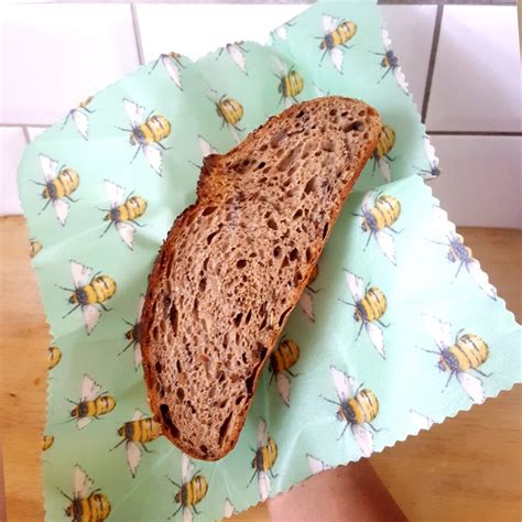 Sandwich Beeswax Wraps Set Beetastic - British Garden