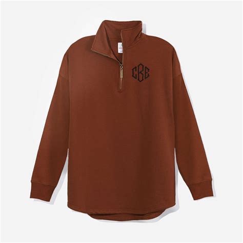 Personalized Quarter Zip Sweatshirt