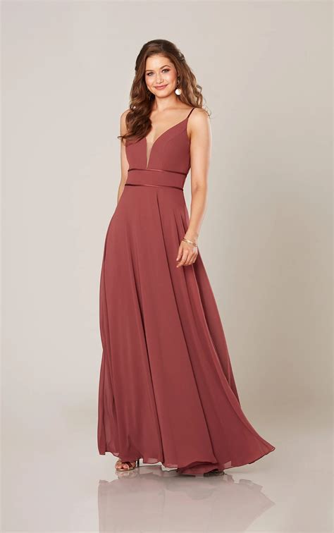 Bridesmaid Dress with Double Banded Waist | Sorella Vita Bridesmaid Dresses