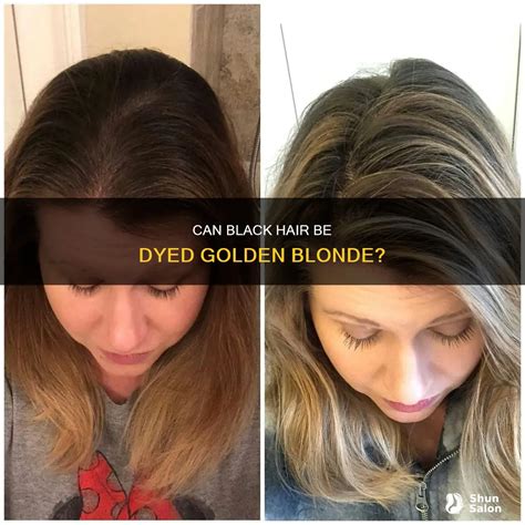 Can Black Hair Be Dyed Golden Blonde? | ShunSalon