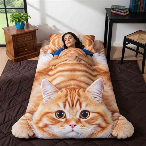 Fluffy Cat Sleeping Bags: Snuggle Up with Feline-Inspired Comfort and ...