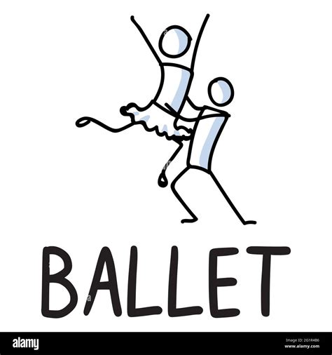 Stick Figure Illustration Dancing High Resolution Stock Photography and ...
