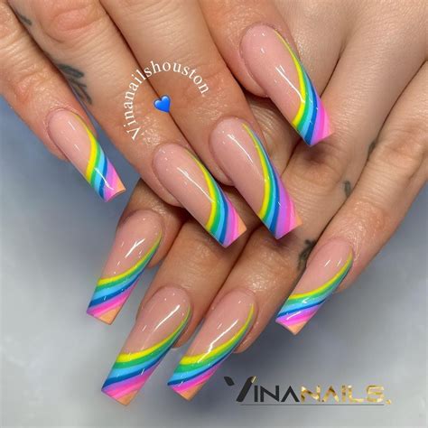 Pastel colors set by @vinanailshouston 🦄💗 Check out more nail design ...