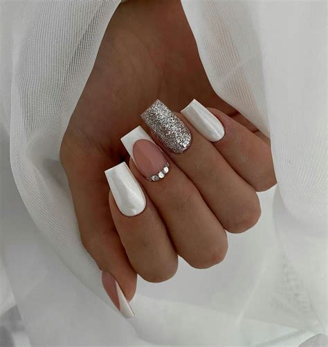 White Nails Design at Carole Alden blog