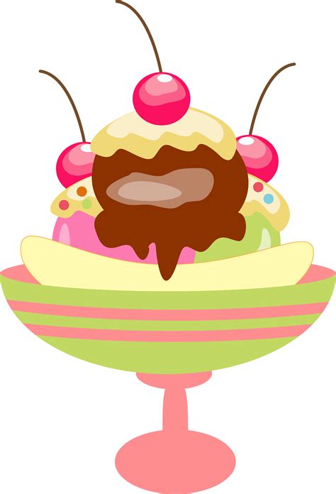 Ice Cream Sundae Bowl Clipart Ice Cream Sundae PNG Clipart Image ...