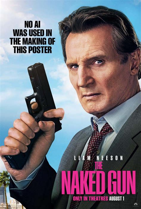 Liam Neeson Gets Absurd in New ‘Naked Gun’ Poster That Mocks AI and ...