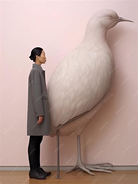 Photo of Half Woman Half Bird by Erwin Wurm Full Body | Premium AI ...