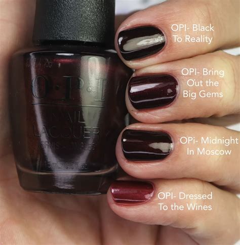 OPI Bring Out the Big Gems comparison by gopolished (Instagram/YouTube ...
