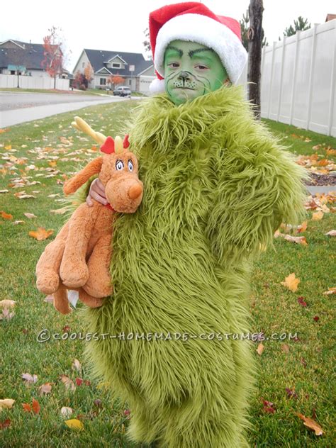Cool Homemade Halloween Costume: The Grinch Who Stole Christmas (and ...