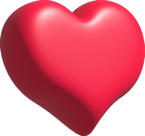 Pink heart shape icon, Like or Love symbol for Valentine's day, 3D ...