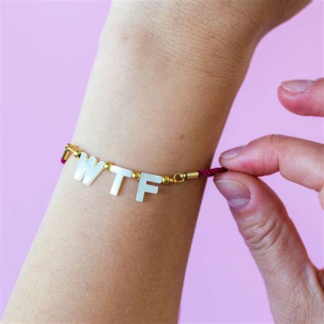 Current Mood: Fml. Swear Acronym Cord Bracelets By Lucent Studios