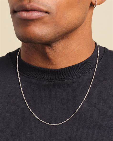 Silver Rope Chains For Men | JAXXON
