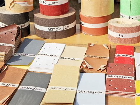 Sandpaper Grit Chart For Metal