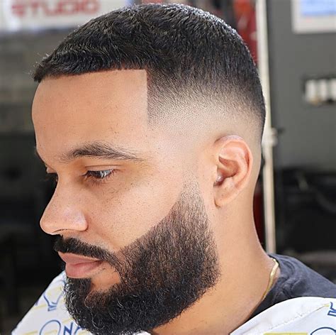 Fresh and neat—this bearded bald mid fade will save you time from ...
