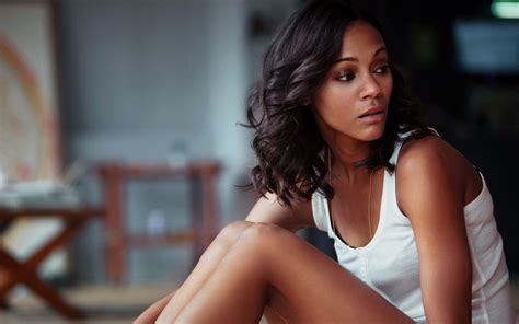 Stunning HD Wallpaper of American Actress Zoe Saldana