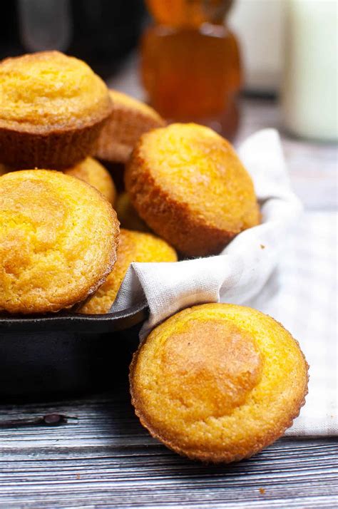 Air Fryer Cornbread Muffins | All Ways Delicious
