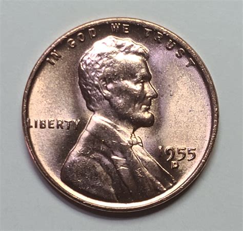 1955-D Lincoln Cent MS-63 (Choice BU) RED - For Sale, Buy Now Online ...