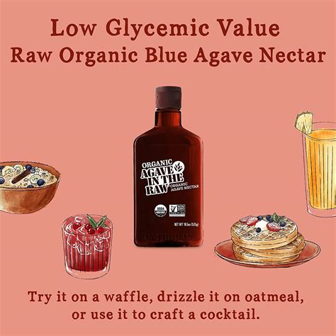 Agave In The Raw Organic Agave Nectar Sweetener 18.5oz - Blue Agave ...
