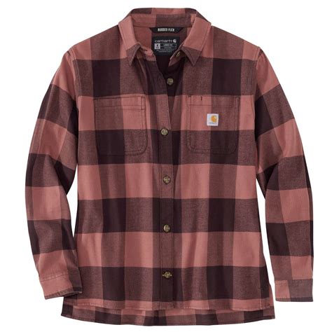 Carhartt 105574 Womens Plaid Flannel Shirt