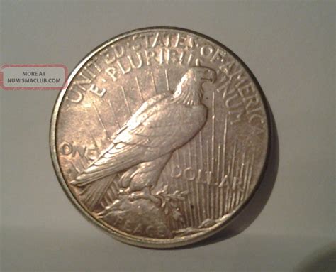 1922 - S Peace Liberty Silver One Dollar Coin