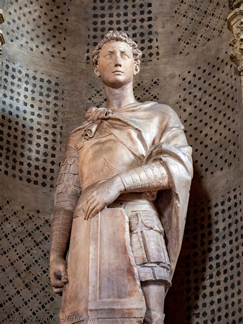 Donatello Marble Sculptures Bargello Museum Florence Italy