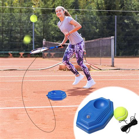 Wamans Tennis Trainer Rebound Ball, Tennis Practice Trainer Gear Tennis ...