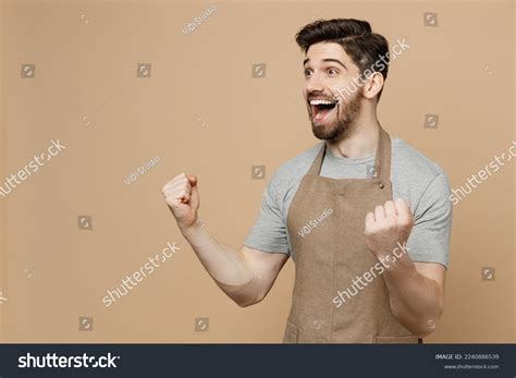 Side View Young Happy Fun Overjoyed Stock Photo 2240886539 | Shutterstock