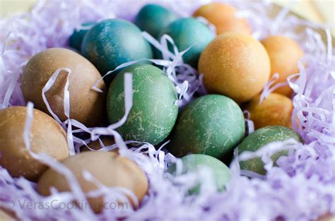 HOW TO DYE BROWN EGGS - Vera's Cooking