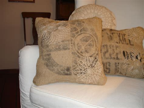 Burlap coffee bean bag pillows | Coffee bean bags, Bean bag pillow, Pillows