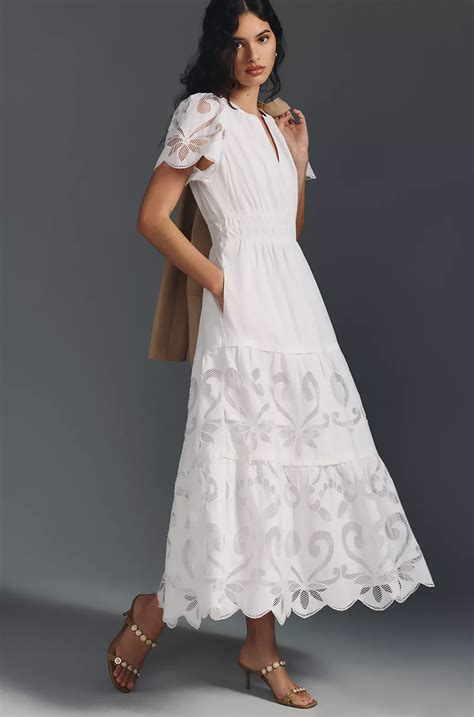 The Somerset Collection by Anthropologie + The Somerset Cutwork Maxi Dress