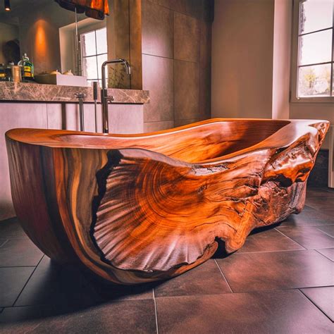Live Edge Wooden Bathtubs Are Becoming a Thing, and They Look Amazing
