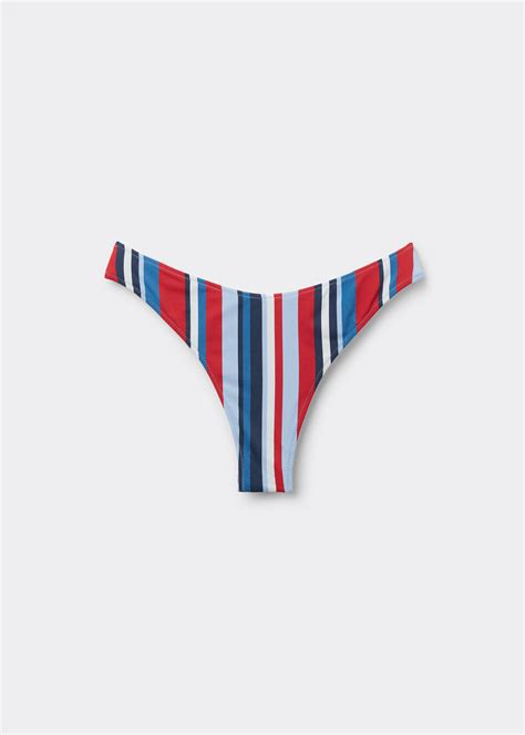 Brazilian Bikini Bottoms Nautical Stripes - Brazilian - Calzedonia