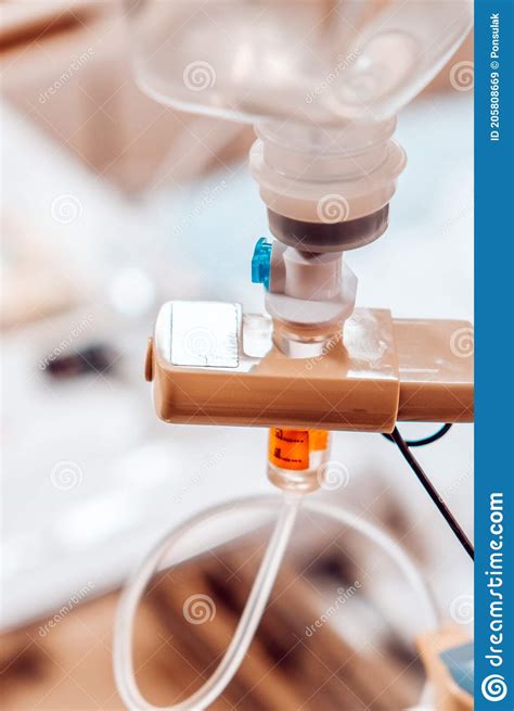 Detail of IV Saline Solution Drip for Patient in Hospital Stock Image - Image of medical ...
