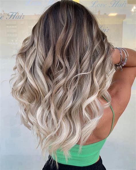 Platinum Blonde Balayage, Blonde Balayage Highlights, Brown Hair ...