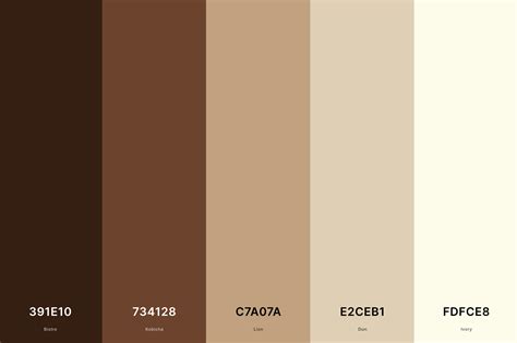 25+ Best Cream Color Palettes with Names and Hex Codes ...