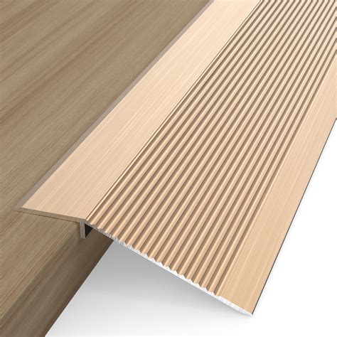 4 inch Wide Aluminum Floor Transition Strip Wood to Tile, NEICAGNE 36 ...