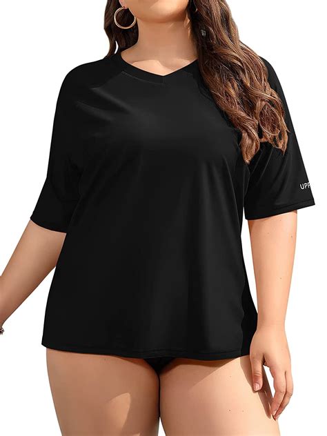 Plus Size Swimwear Rash Guard at Susan Wiley blog