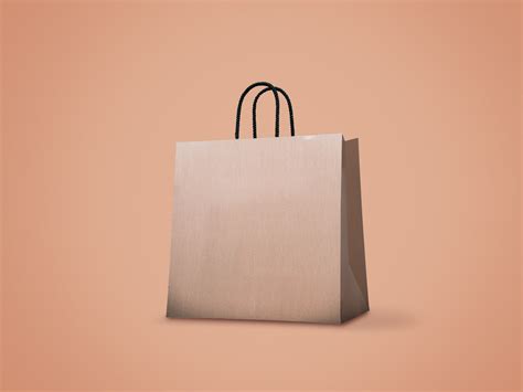 Brown Paper Bag Free Mockup | Free Mockup World