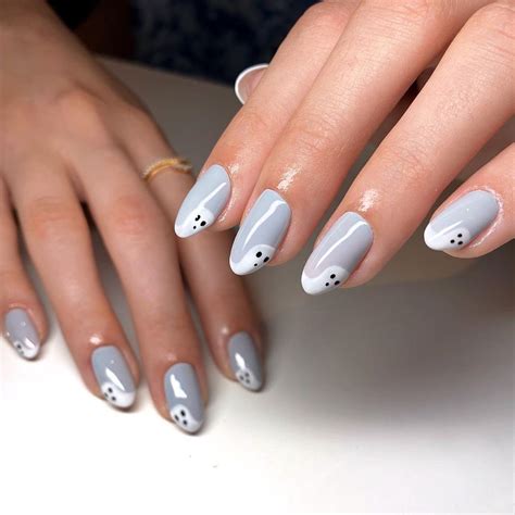 Halloween French Tip Nails