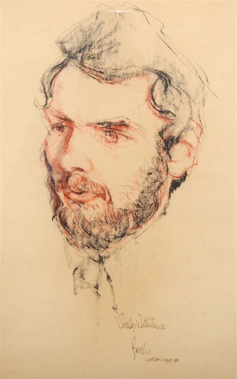 Charles Bush | portrait of a bearded gentleman (1970) | MutualArt