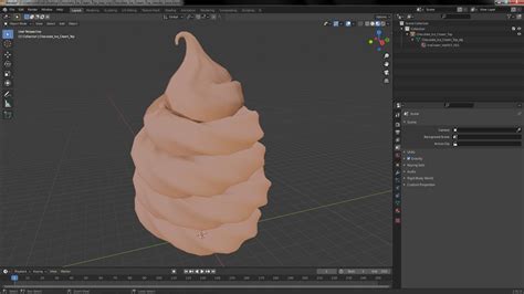 Chocolate Ice Cream Top 3D Model $19 - .3ds .blend .c4d .fbx .max .ma .lxo .obj - Free3D