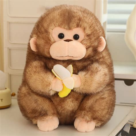 Monkey Stuffed Animals Plush Toys,9.06" Cute Plushie Soft Small Fluffly ...