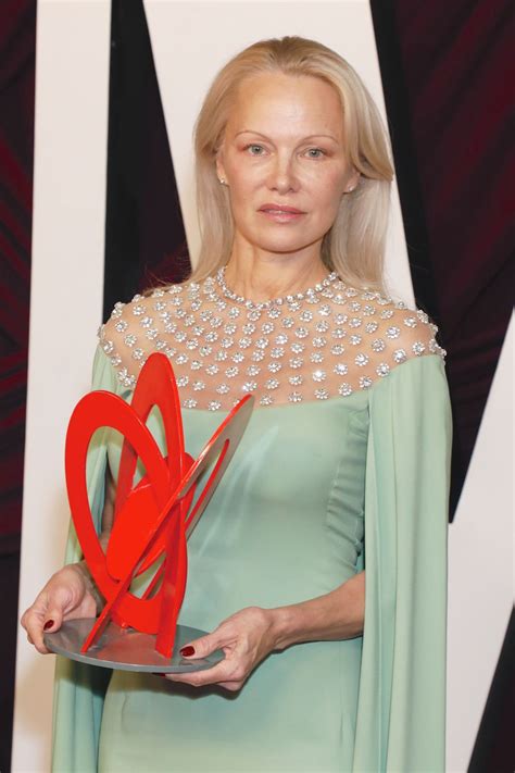Pamela Anderson at 2024 Glamour Women of the Year Awards in New York ...