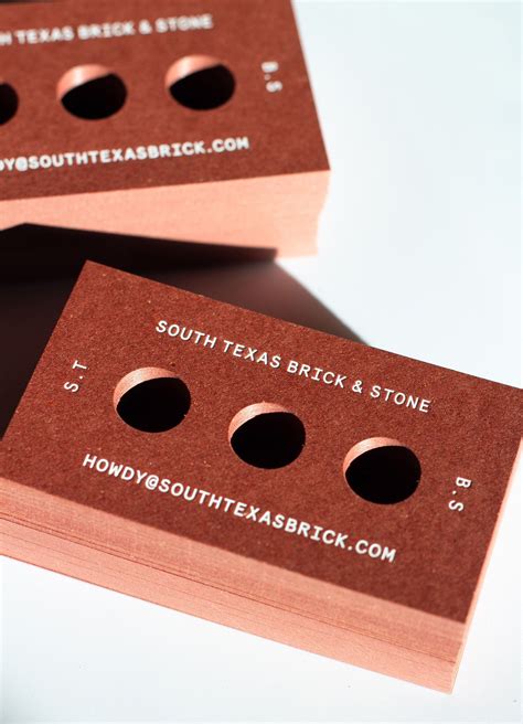 South Texas Brick & Stone Business Card: Simple & Impactful - World's ...