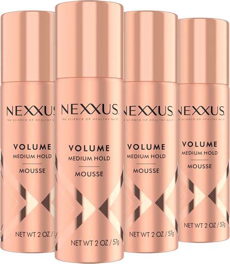 Amazon.com: Nexxus Hair Mousse Travel & Trial Volumizing Foam, Volume 12 Count Volumizing Mousse ...