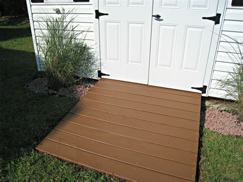 Shed ramp stain - garden shed wood