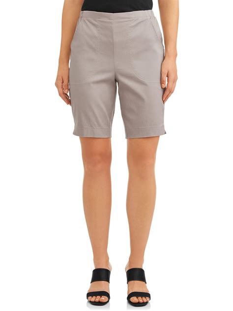 RealSize Women's Pull On 2-Pocket Stretch Shorts - Walmart.com