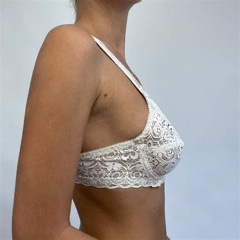 ETHEREAL GIRL DROP | small white lace bra – remass