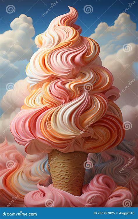 Magical Twists: a Stunning Image of an Ice Cone with Irresistible Ice ...