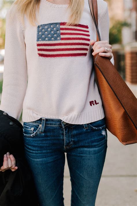 Women's American Flag Sweater Ralph Lauren at Catherine Fletcher blog